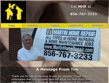 Tablet Screenshot of martinhomerepair.com